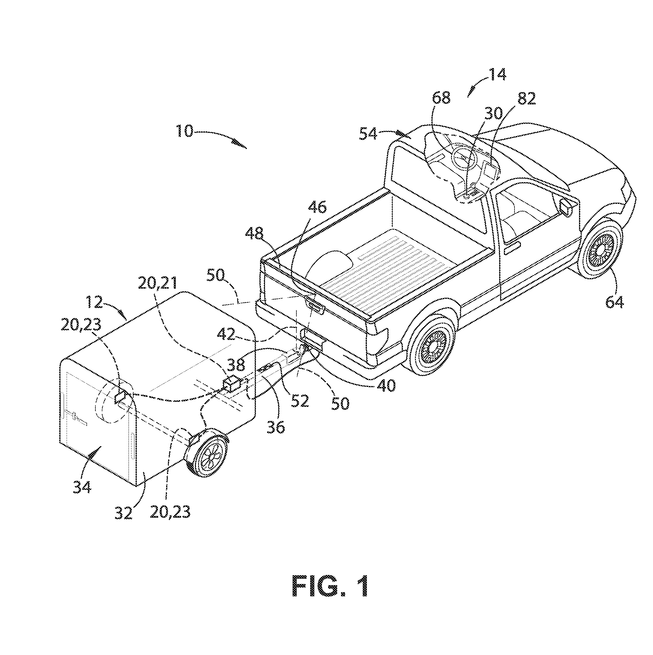 Trailer backup assist system with waypoint selection