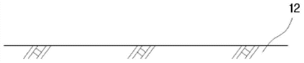 Method for constructing matrix foundation using hollow blocks