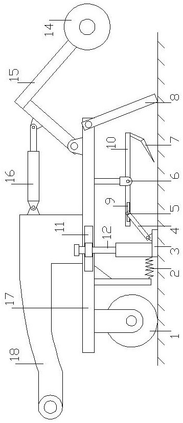 Compacting intertillage weed extractor