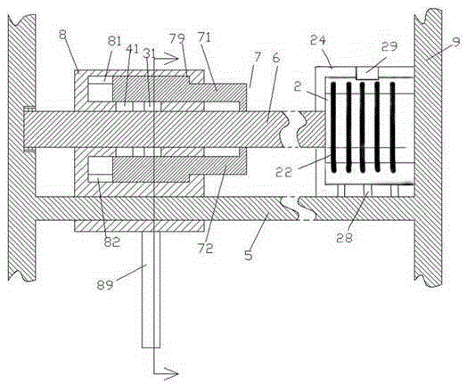 Rapid heat-dissipation type welding gun walking mechanism