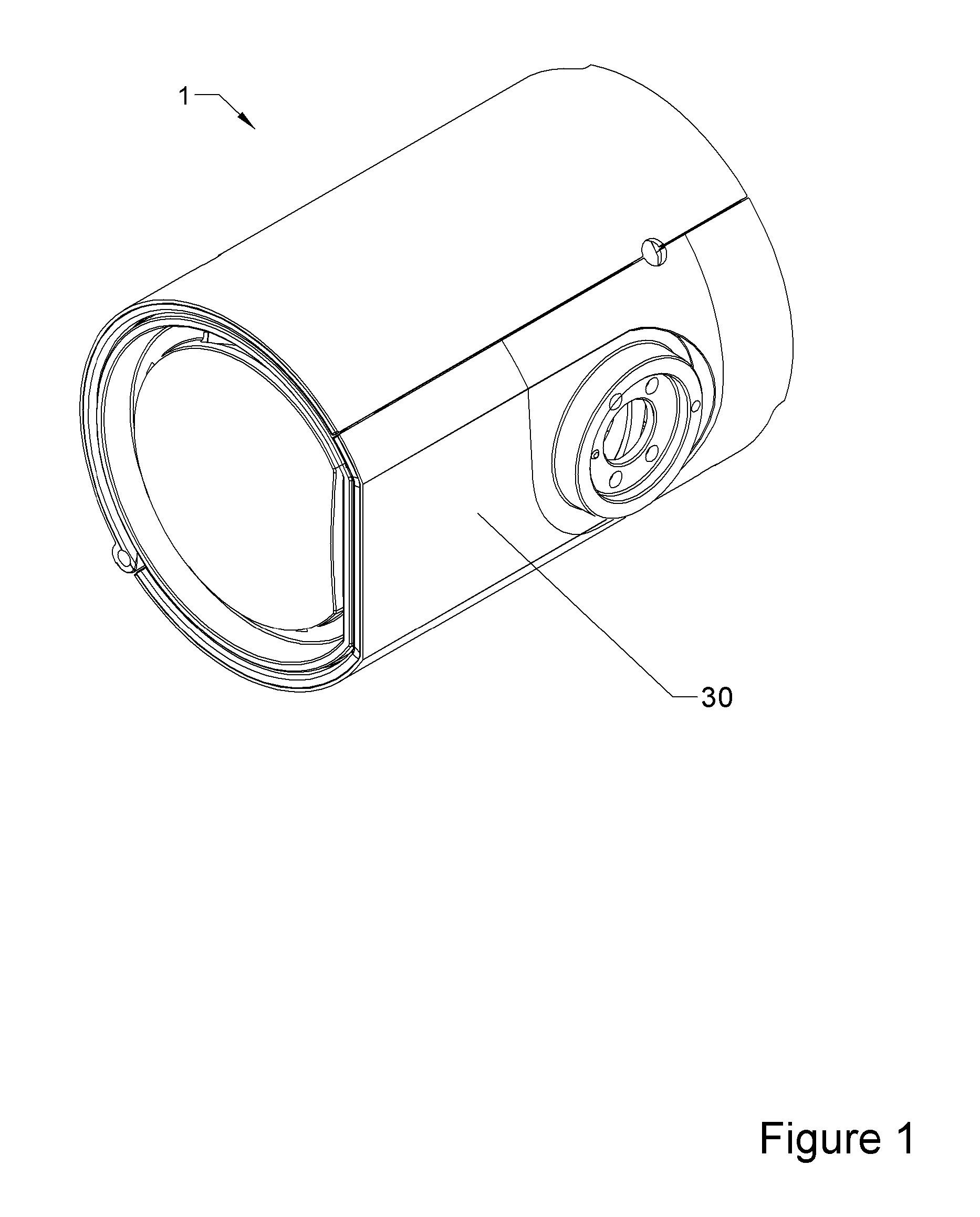 Lighting apparatus with peak/flat adjustment