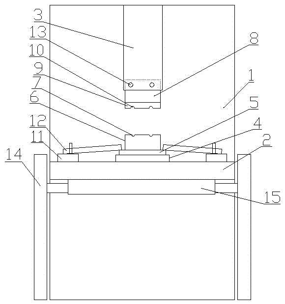 Device for riveting fixing pieces to and carrying out code pressing on air-conditioning electric heating tube