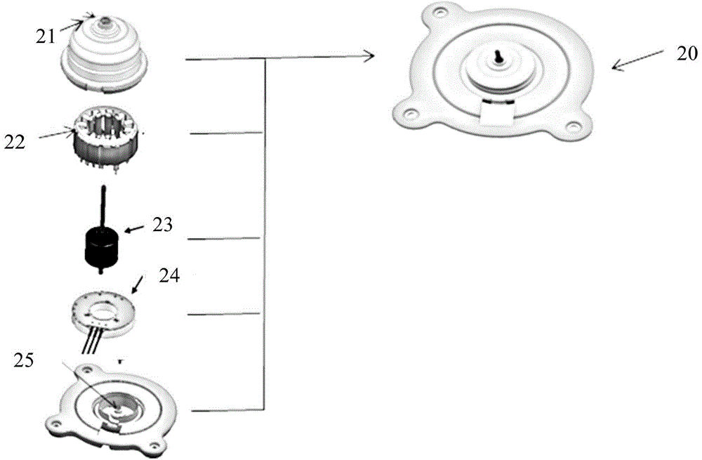 Refrigerator, DC motor and assembling method thereof