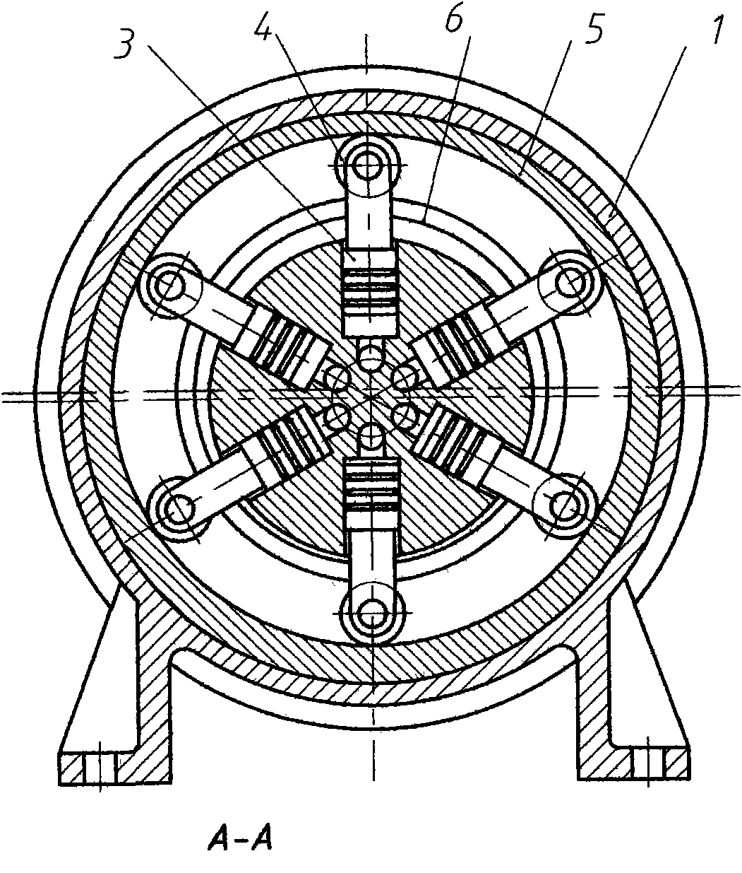 External radial plunger pump of sealing mechanism