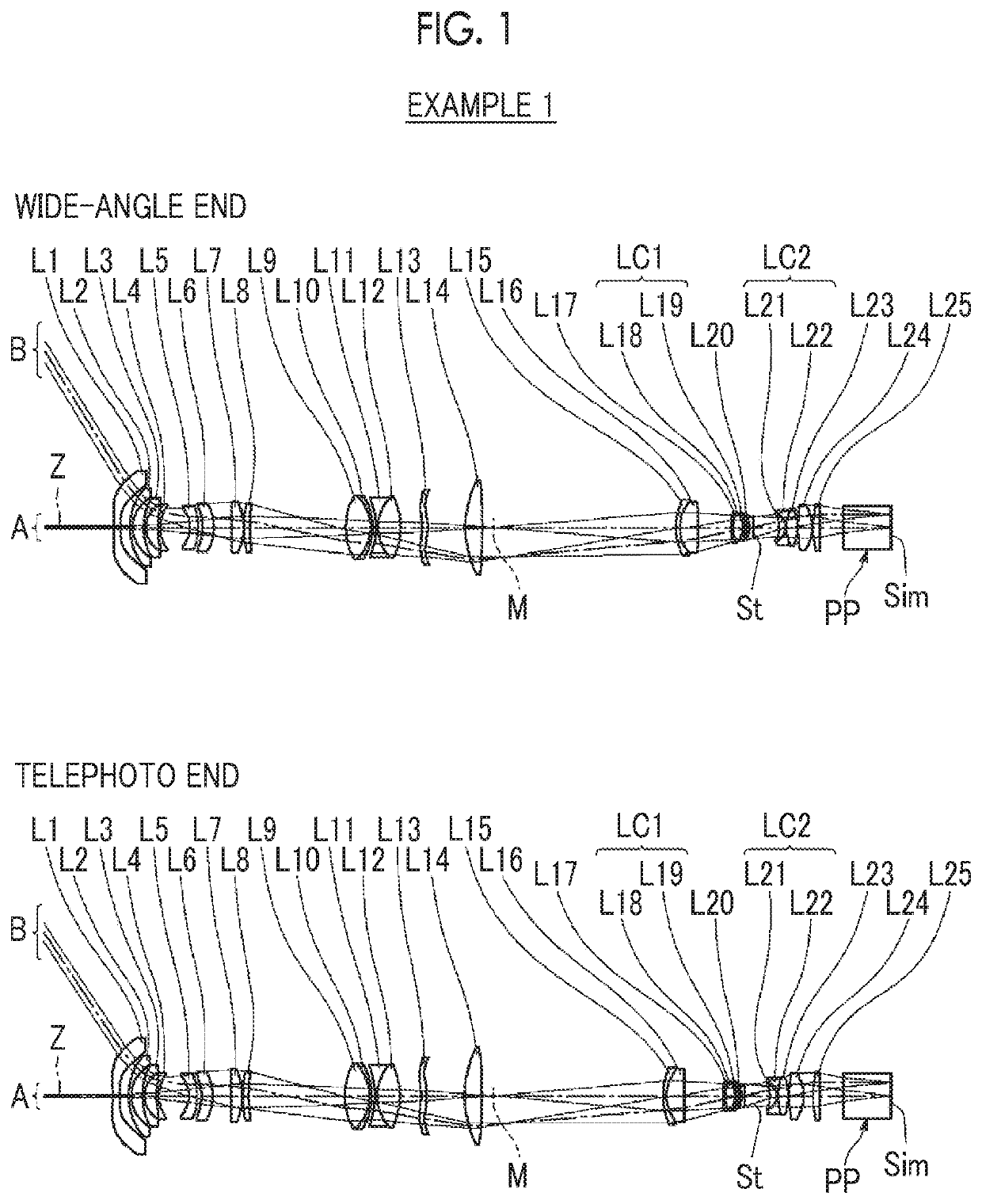 Imagaing optical system, projection display device, and imaging apparatus