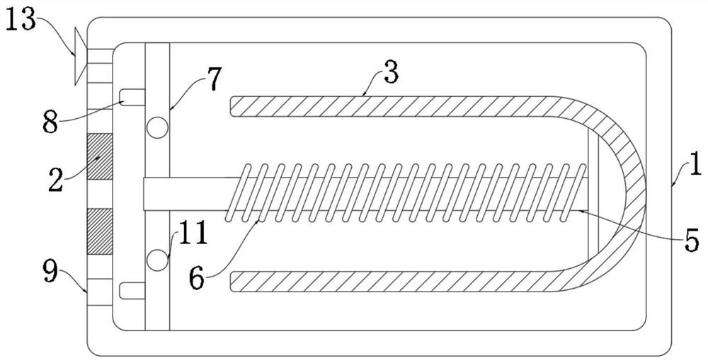 A kind of anti-collision pier for mountain curve