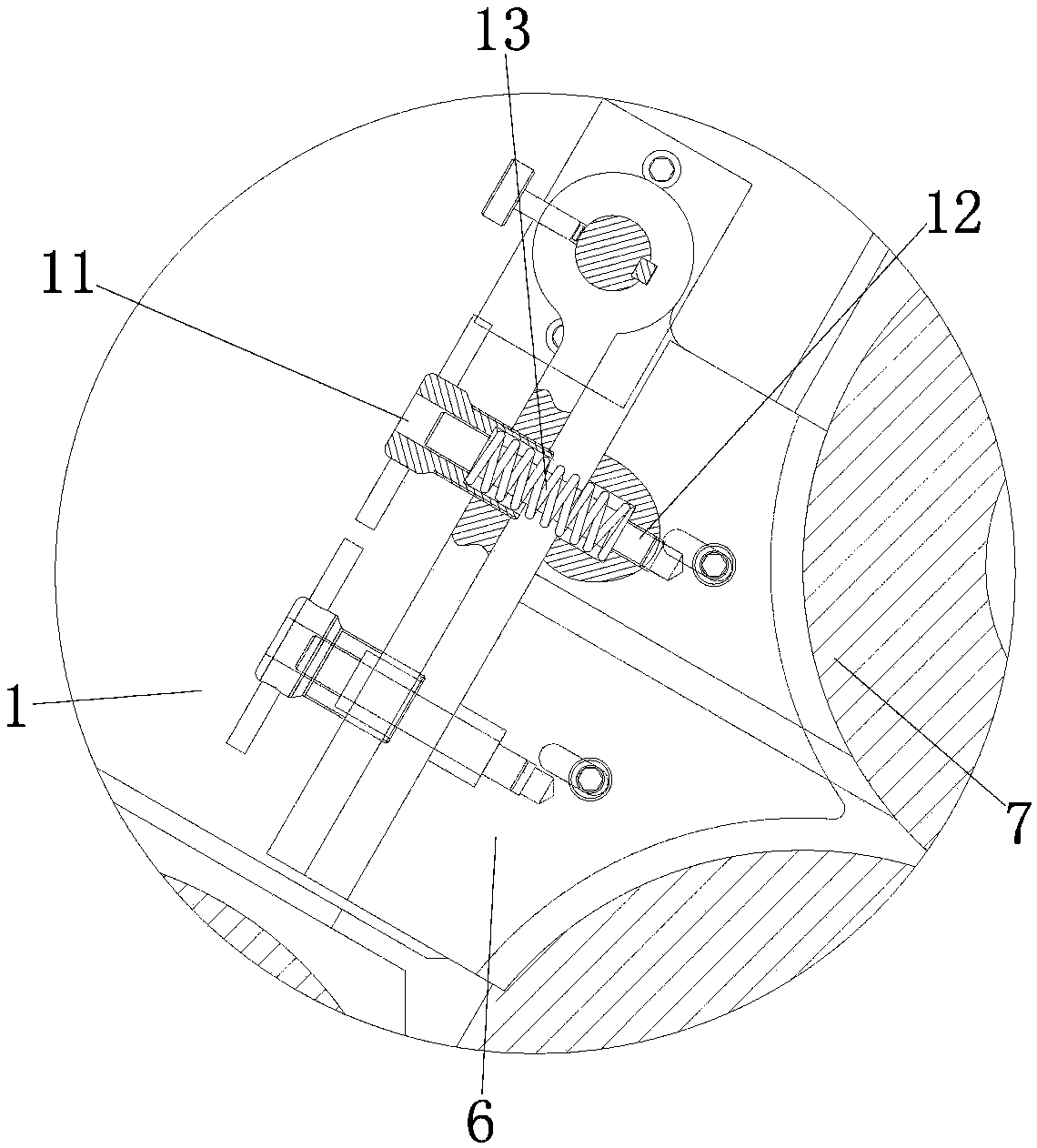 Detection device for building material insulation test