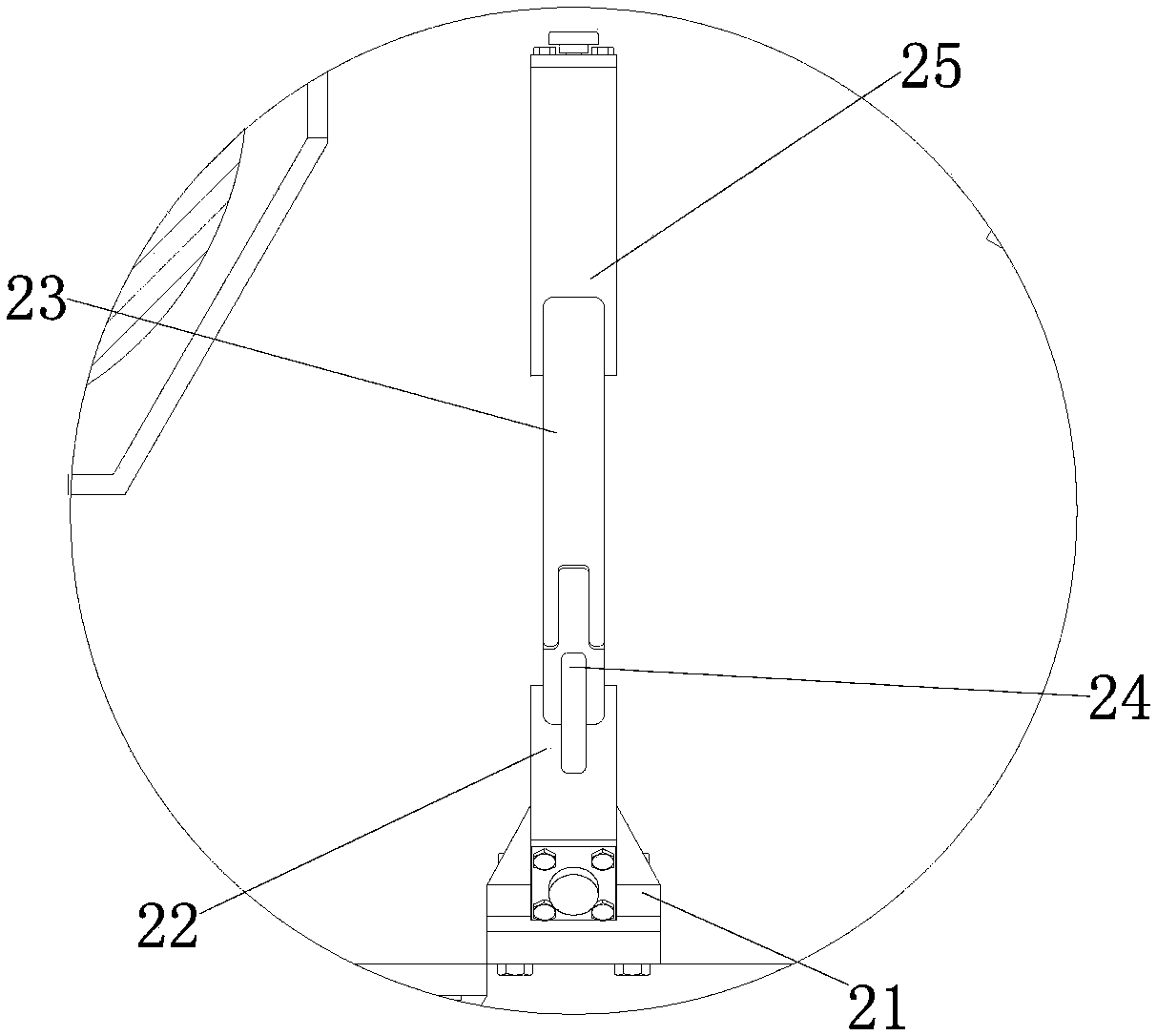 Detection device for building material insulation test