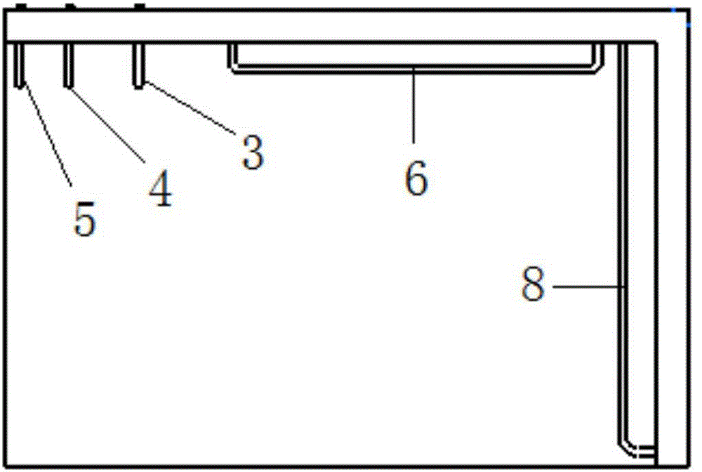 Tool structure for separately arranging front tubes of automobiles and method for operating tool structure