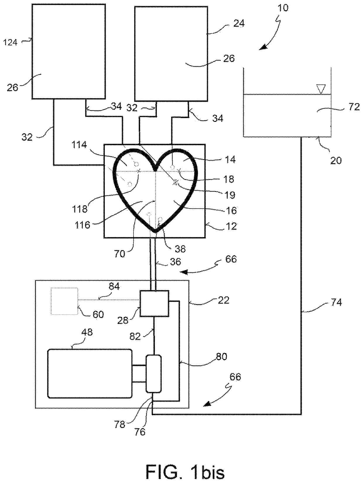 Test bench assembly for the simulation of cardiac surgery and/or interventional cardiology operations and/or procedures