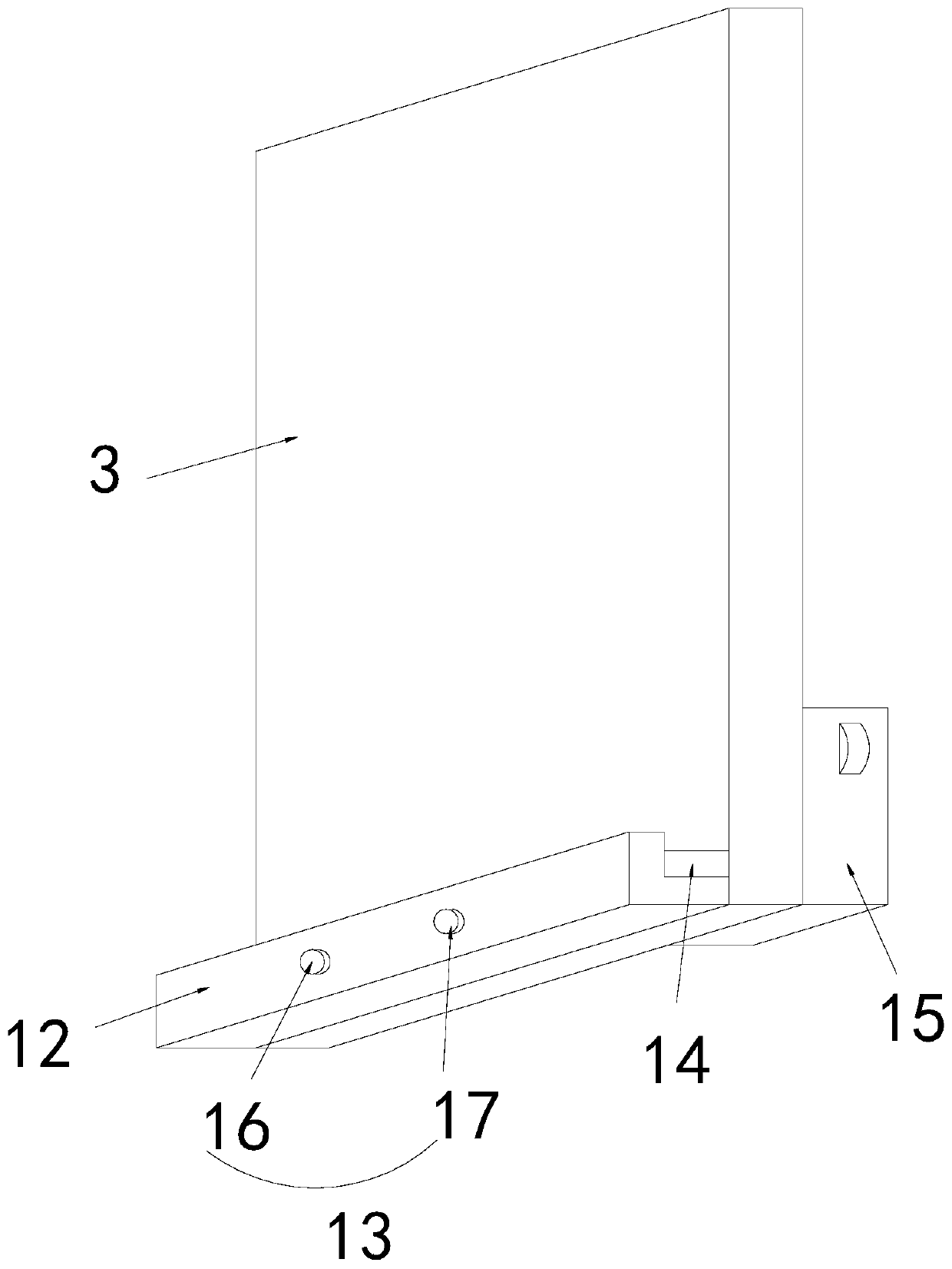 Wireless charging device for displaying electronic product