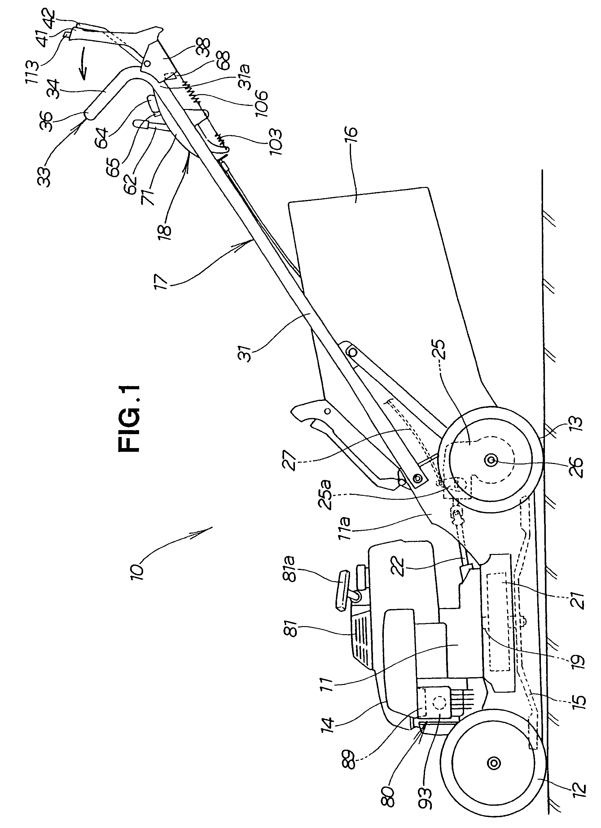 Enigne-driven work machine