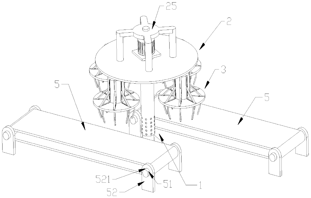 Rotary cargo converting mechanism used for rotary packaging assembly line