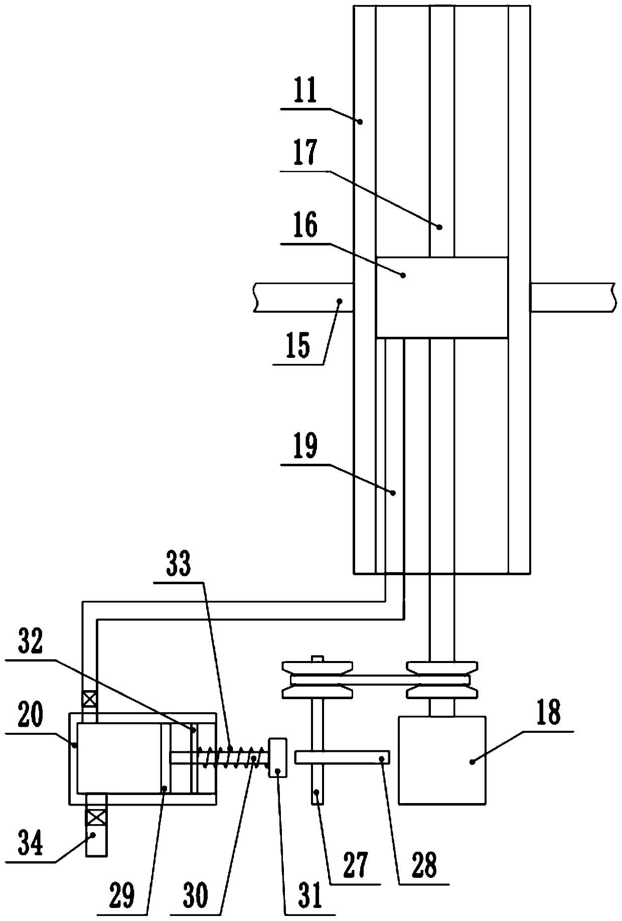 Spraying dust removal device for environmental protection