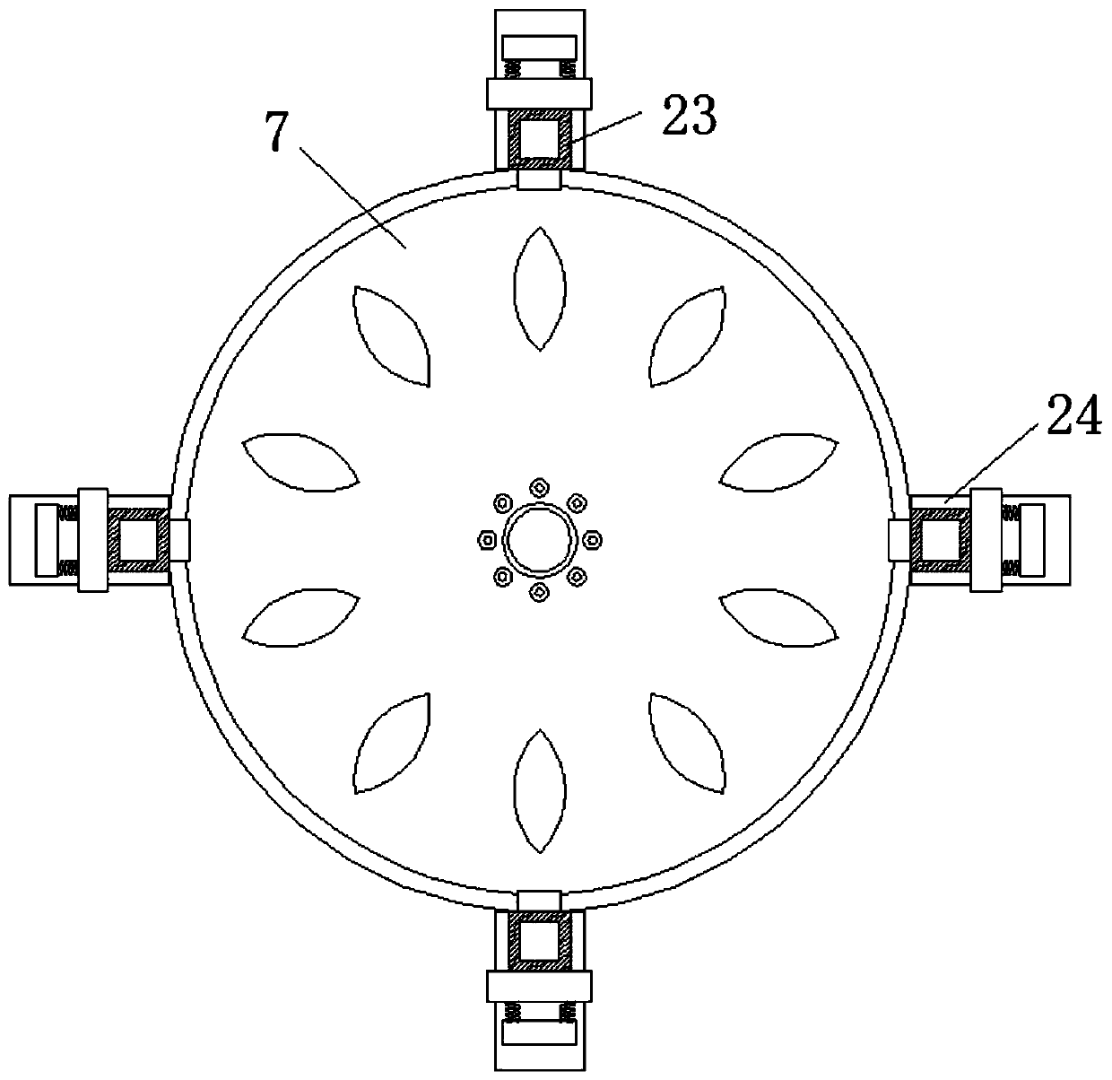 Full-automatic winding device for SQ type product