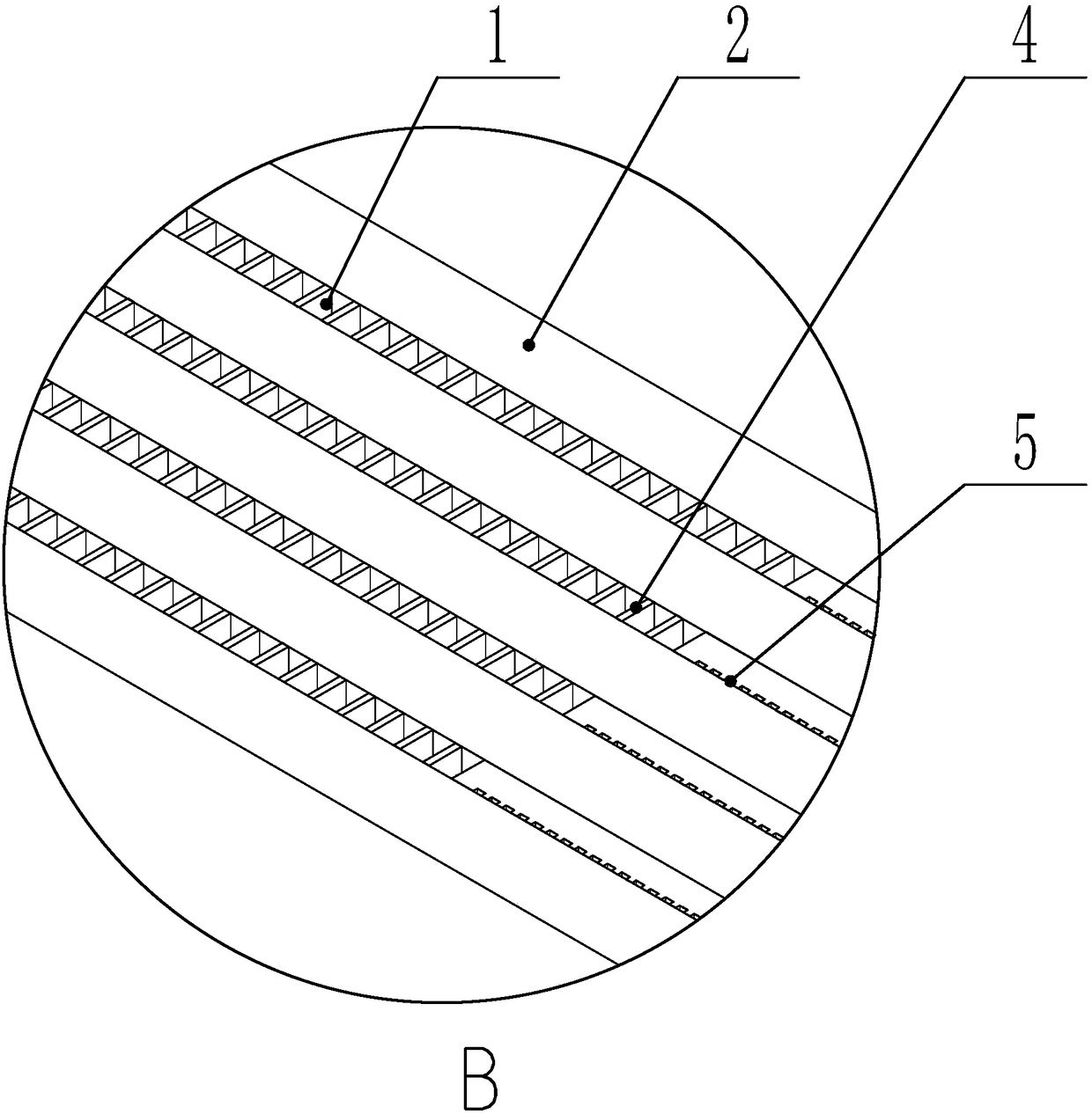 Internal circulation type ink jet head assembly and ink jet head