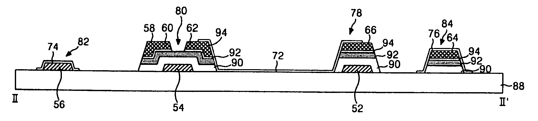 Thin film transistor array substrate, manufacturing method thereof, and mask