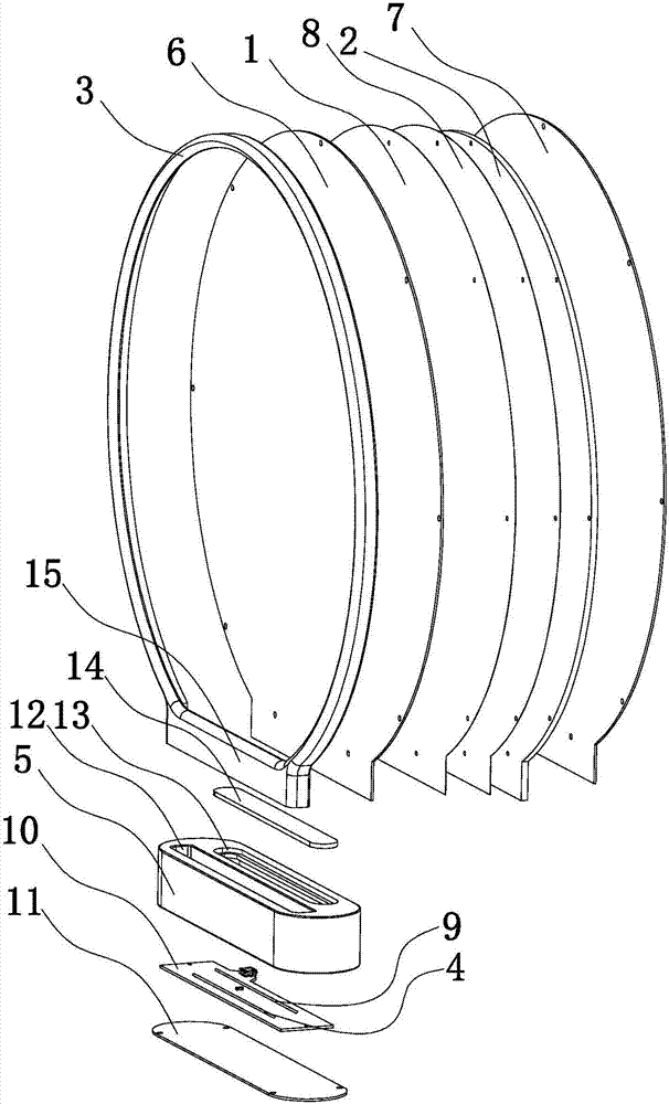 Acupuncturing lamp