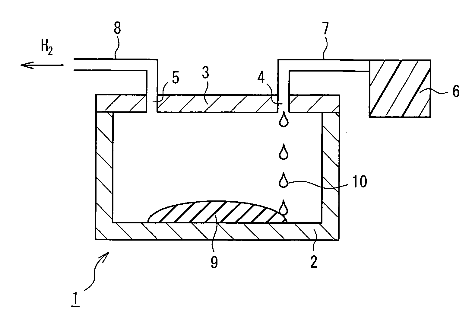 Hydrogen Generating Material, Hydrogen Generator and Fuel Cell