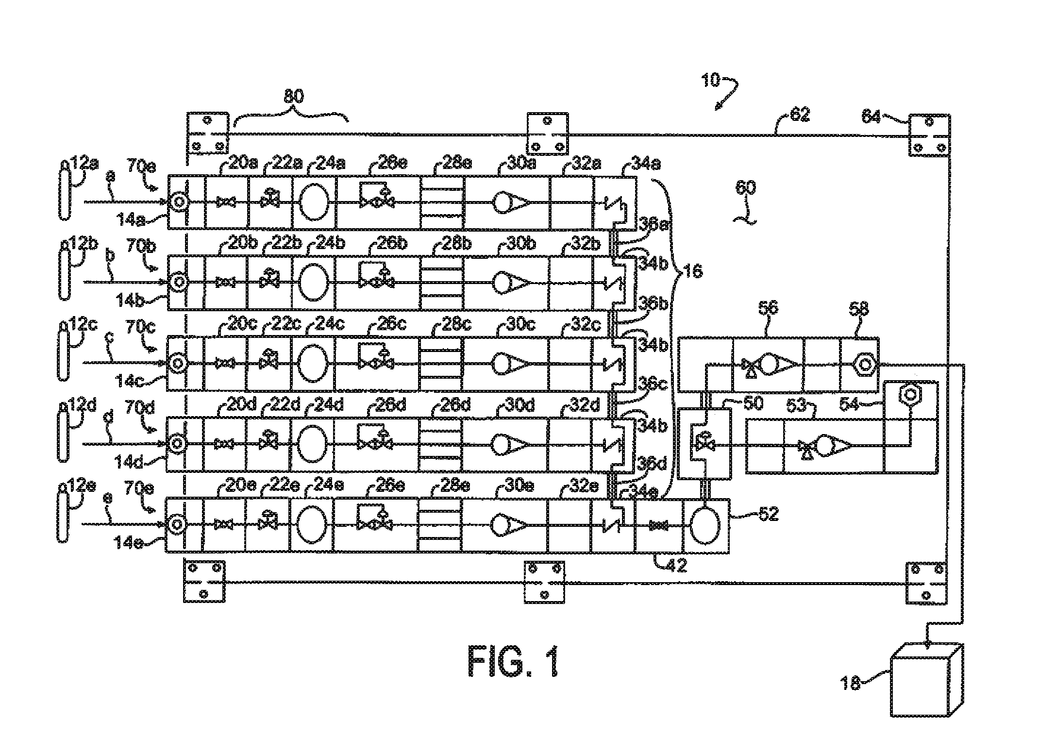 Modular fluidic mixing system