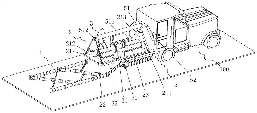 A laying equipment for ecological environment restoration and desertification control greening