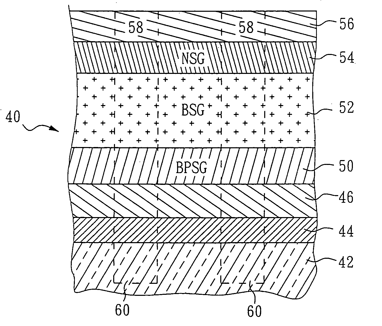 Method and composite hard mask for forming deep trenches in a semiconductor substrate