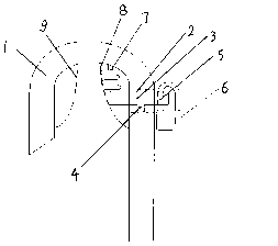 Ground lead pothook with anti-misoperation mechanism