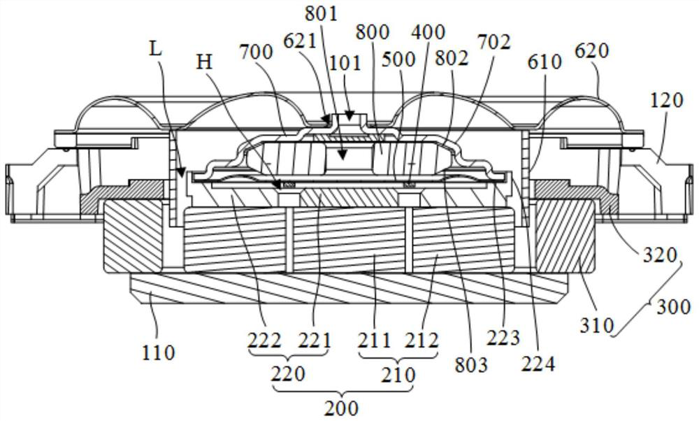 Sounding device and audio equipment