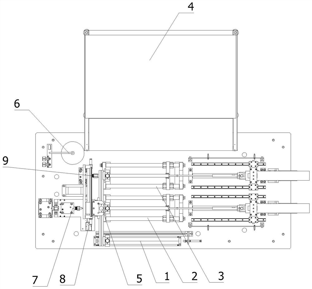 A gas spring inflation pressure detection device