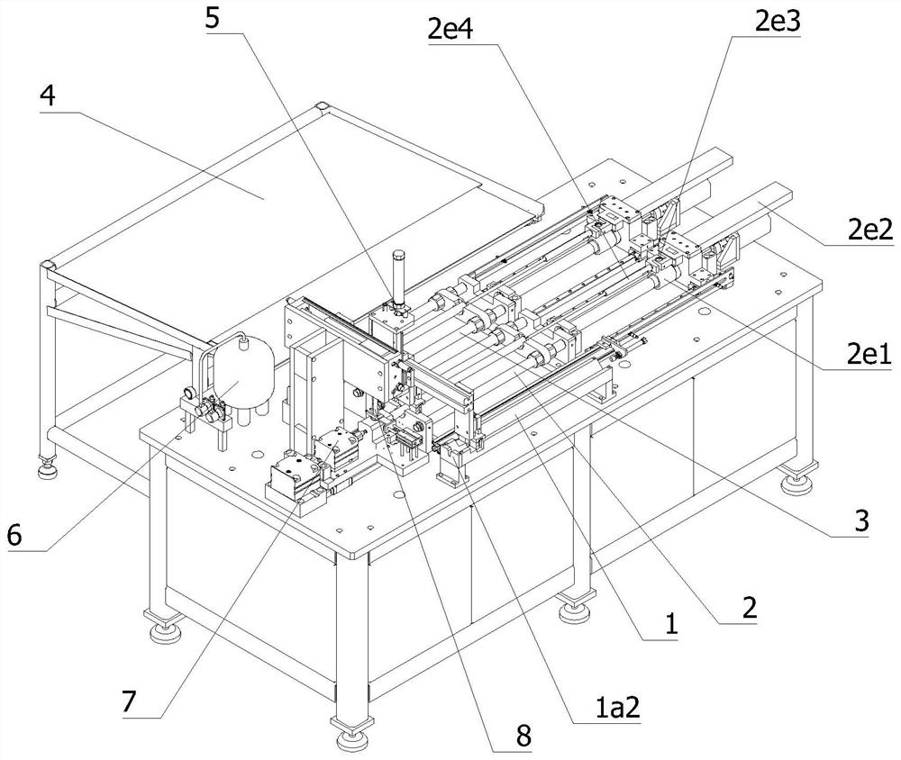 A gas spring inflation pressure detection device