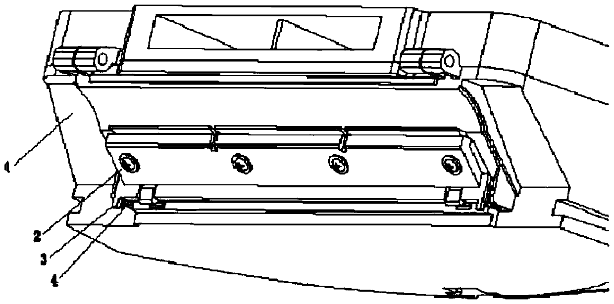 Device for preventing dust in sweeper dust collection box from falling