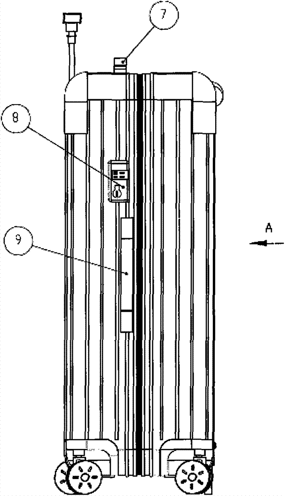 Assembled luggage case