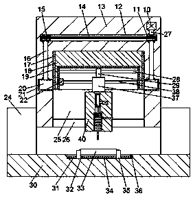 LED (Light Emitting Diode) glue dispensing packaging device