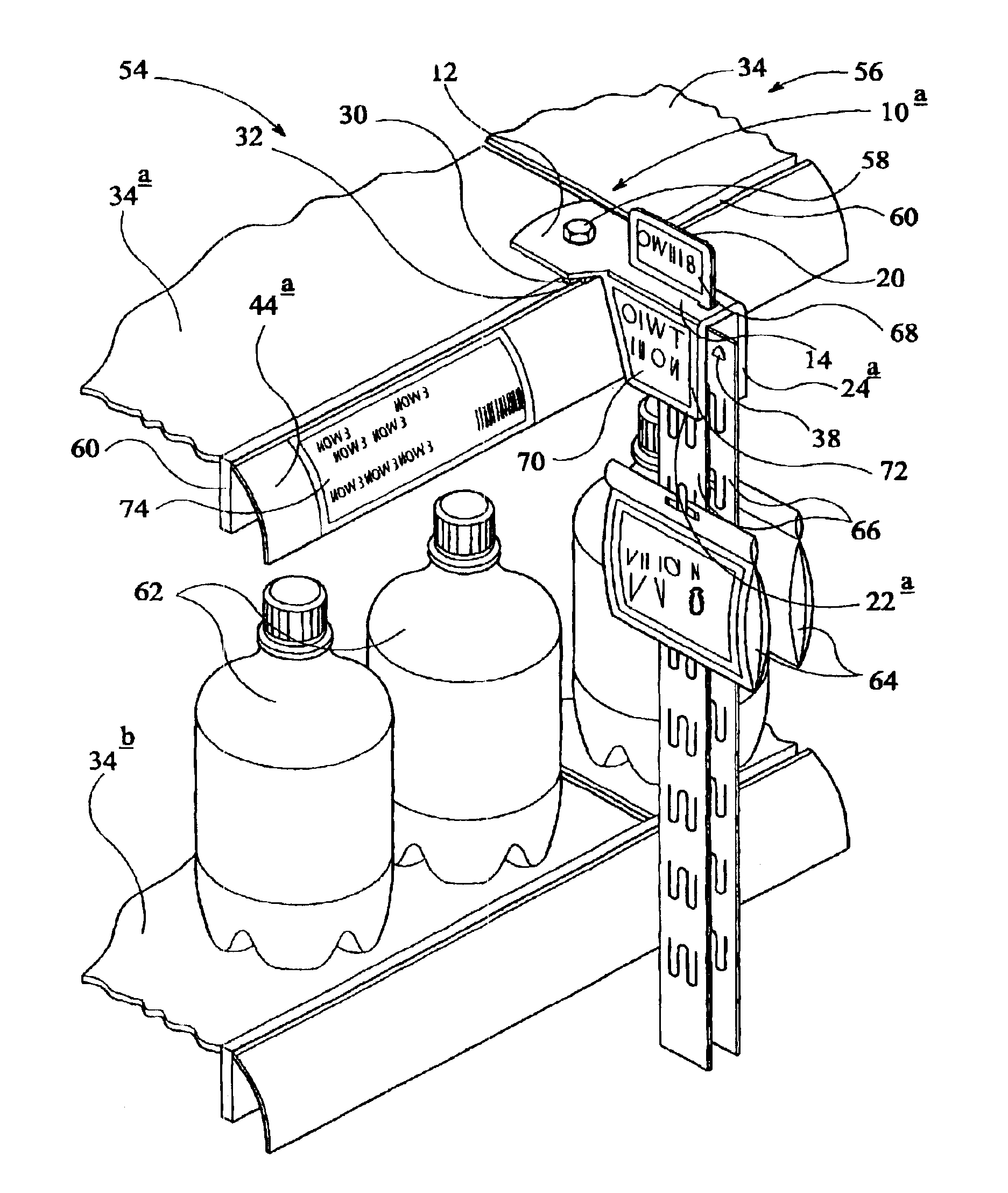 Shelf edge display fittings