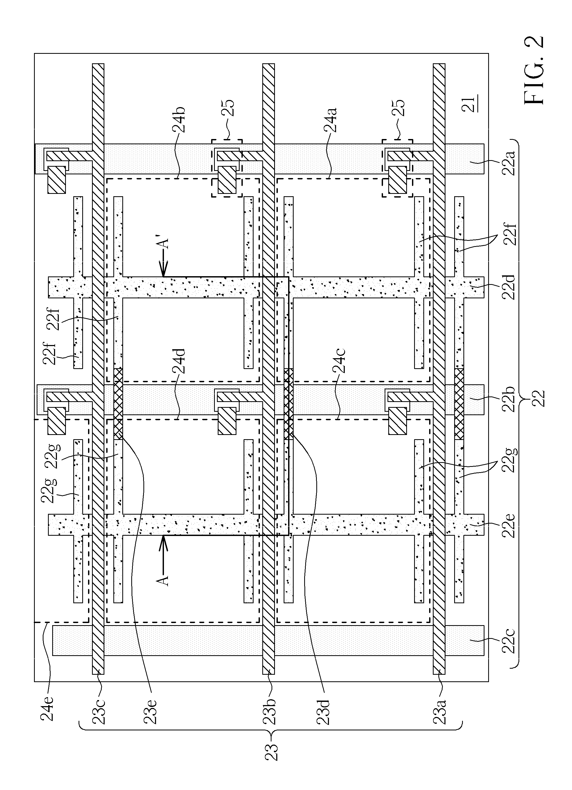 Display panel having repair structure and method of repairing display panel