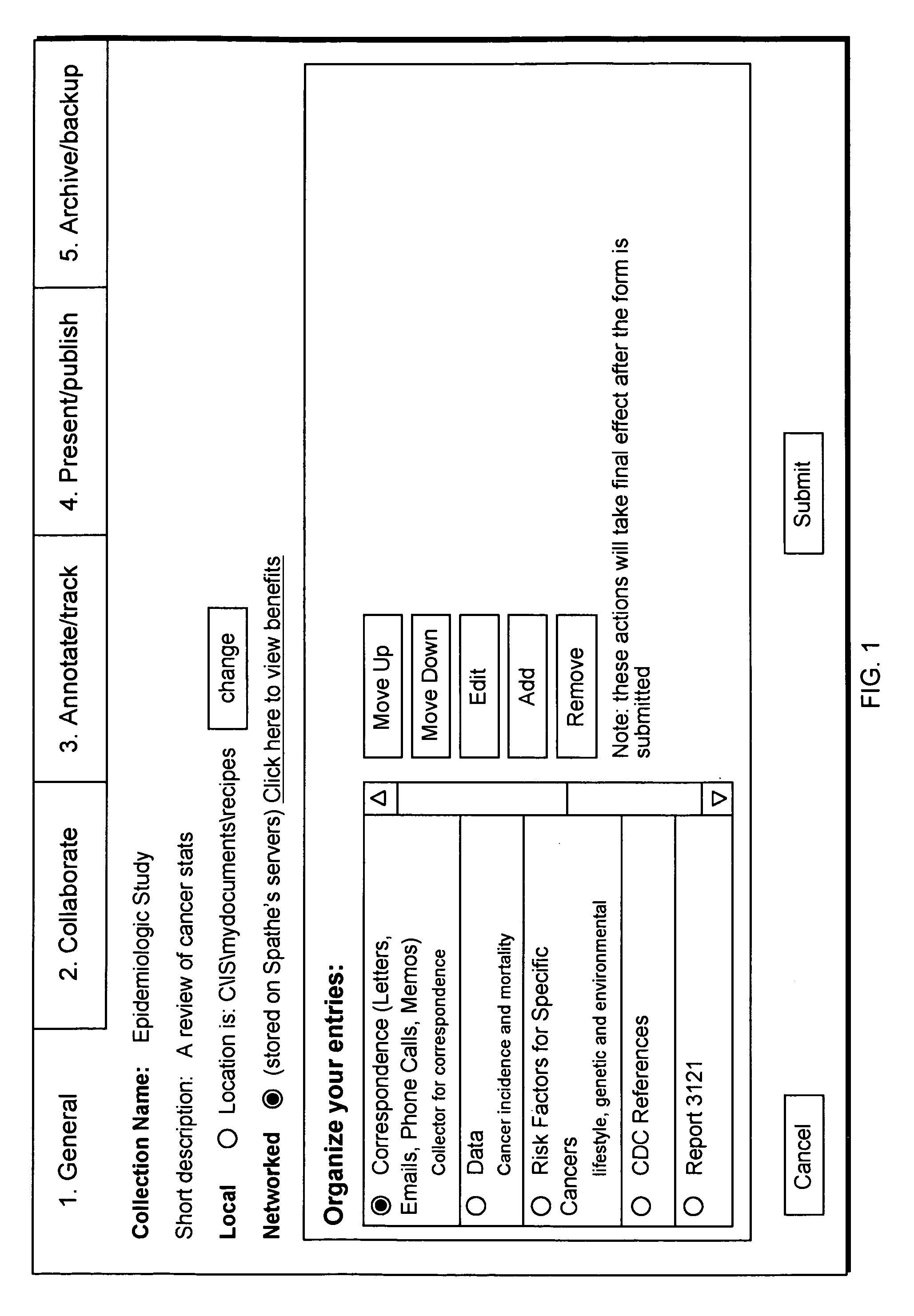 Method or corresponding system employing templates for creating an organizational structure of knowledge