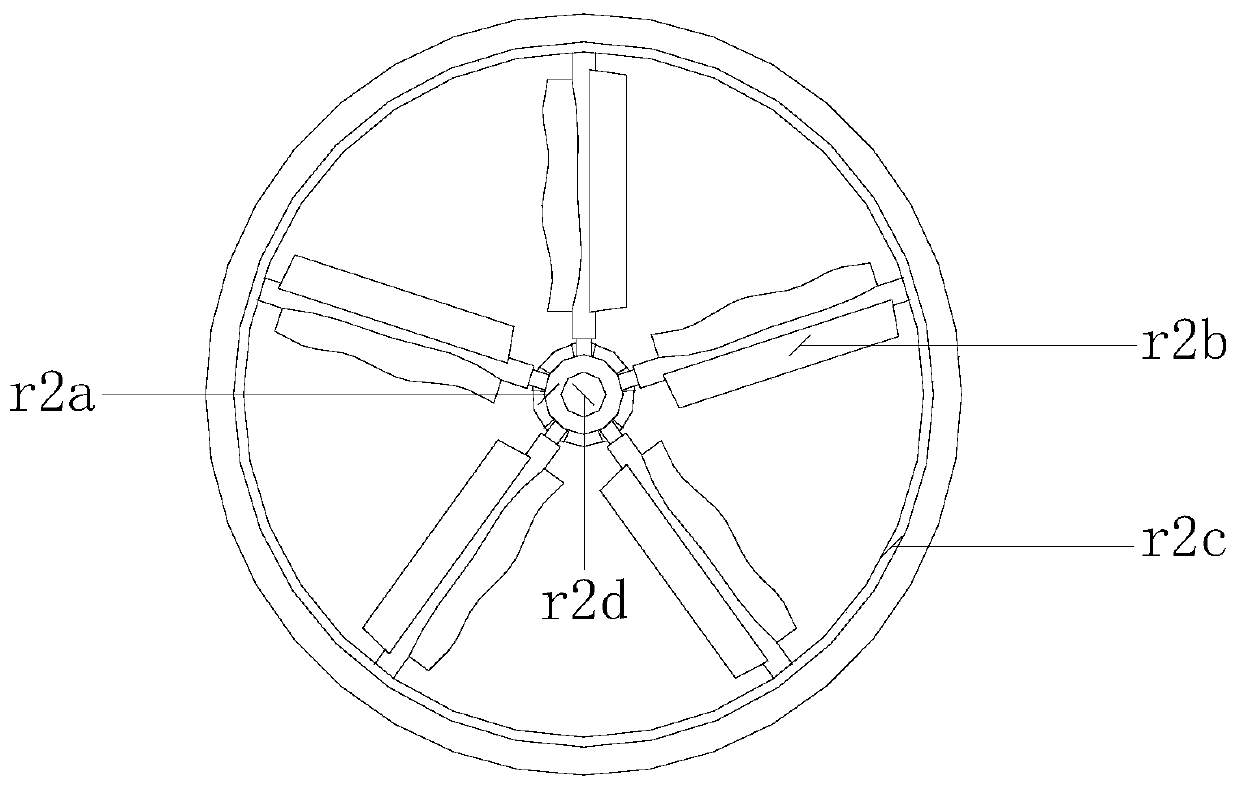 Pet food production powder mixing device adopting equipartition and swinging principle