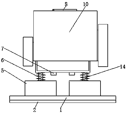 Silent type middle opening double-suction pump