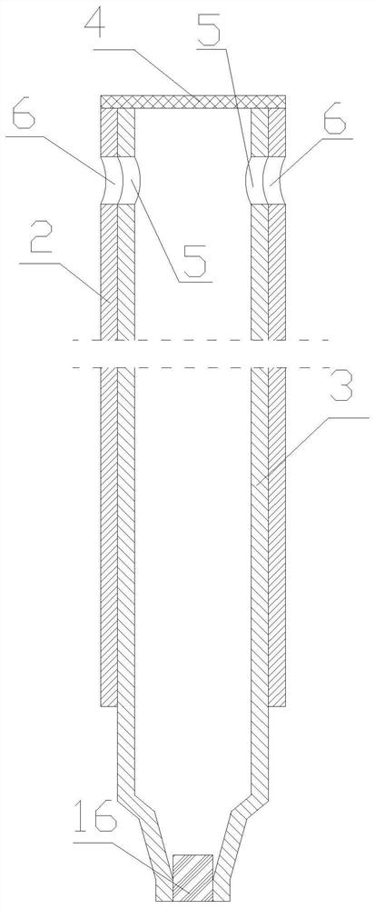 Double sets of nasogastric tube with external drainage of irrigating fluid and its drainage irrigation method