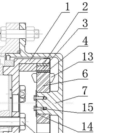 Axle end power device for rapid railway freight vehicle