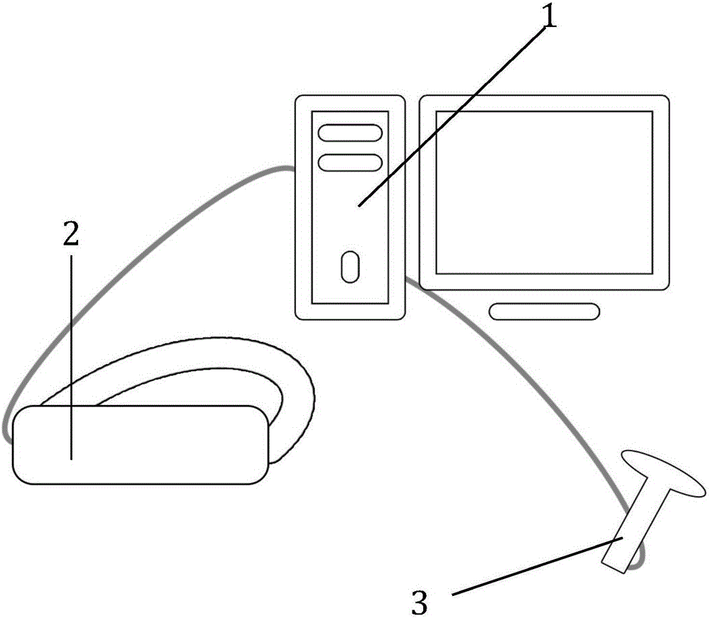 Method, device and system for performing target selection in virtual reality space