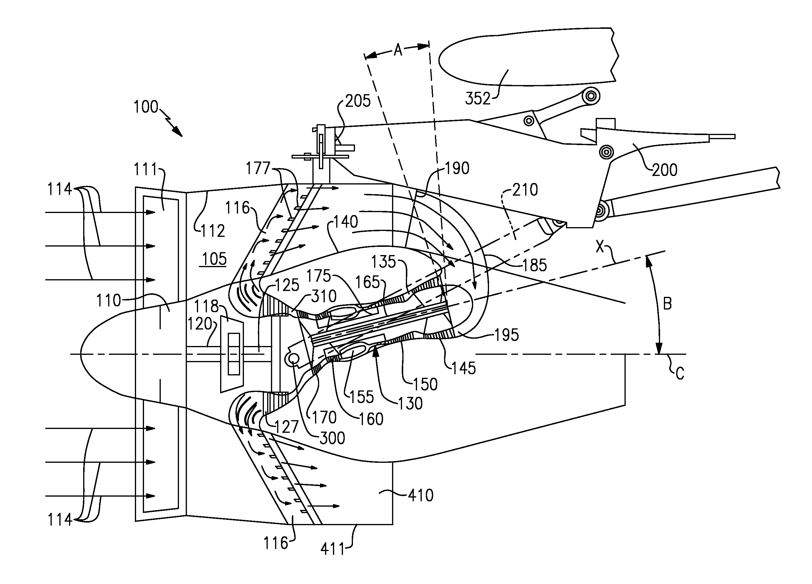 Gas turbine engine with separate core and propulsion unit