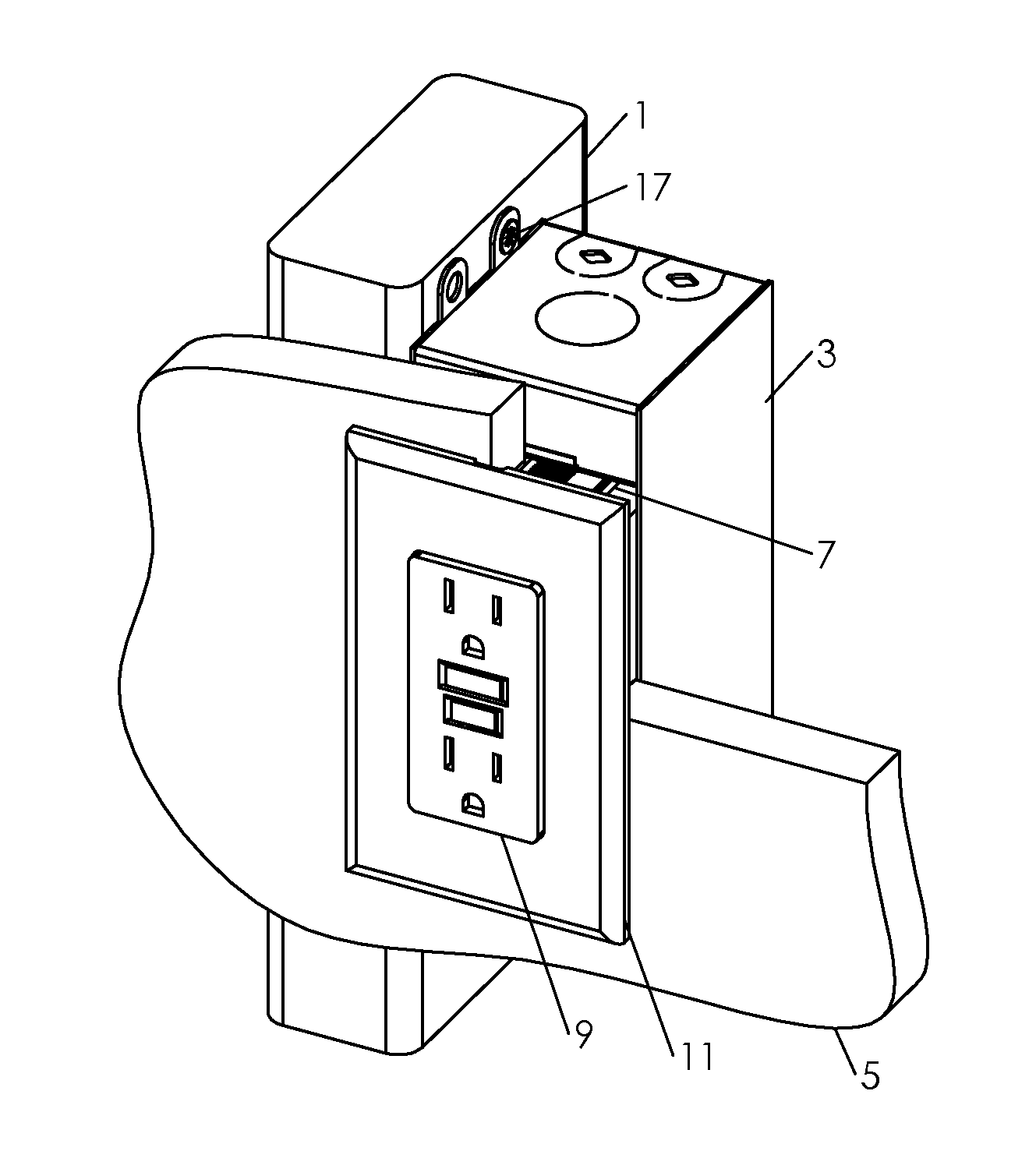 Electrical box and sleeve assembly