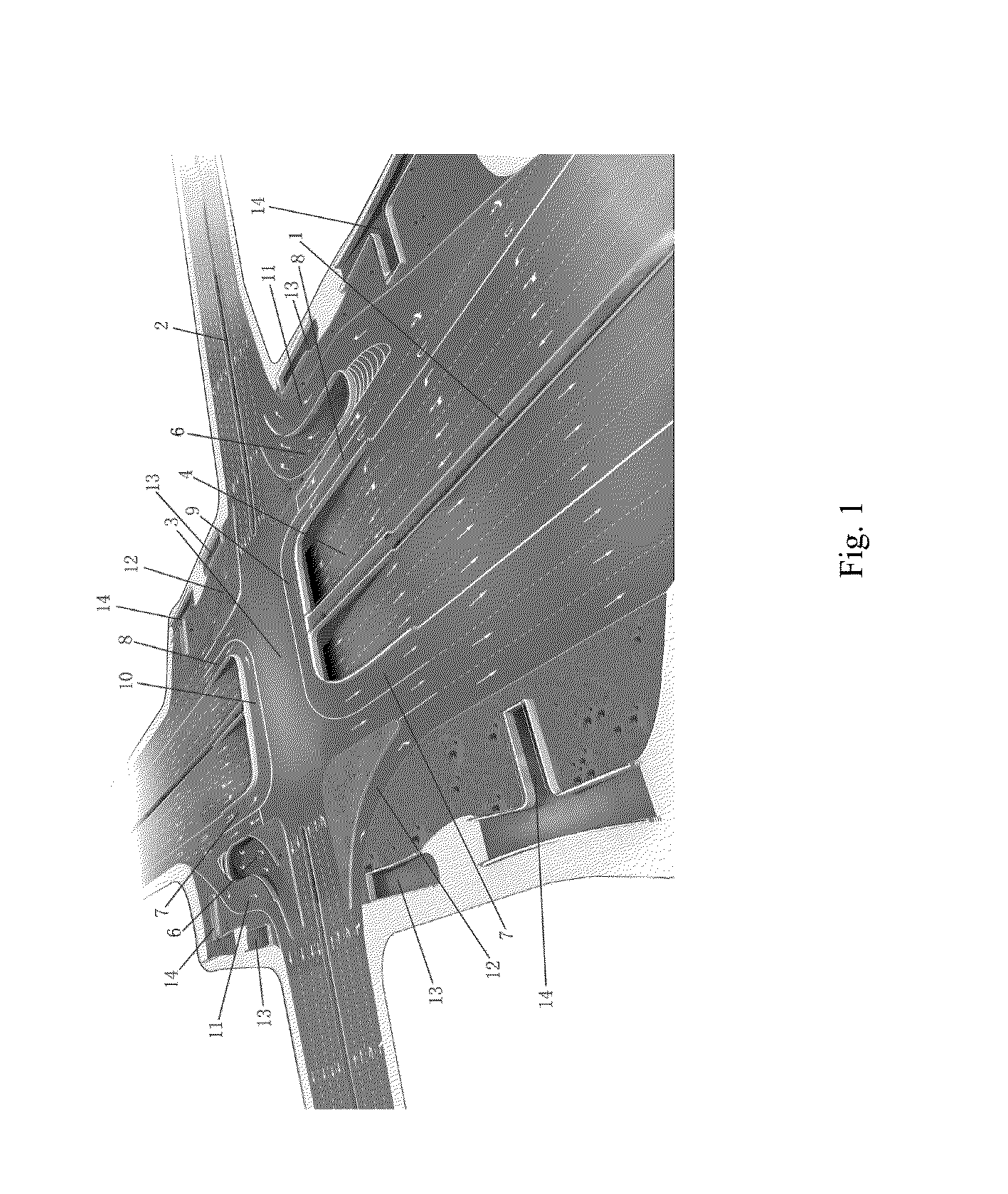 Municipal crossroads structure