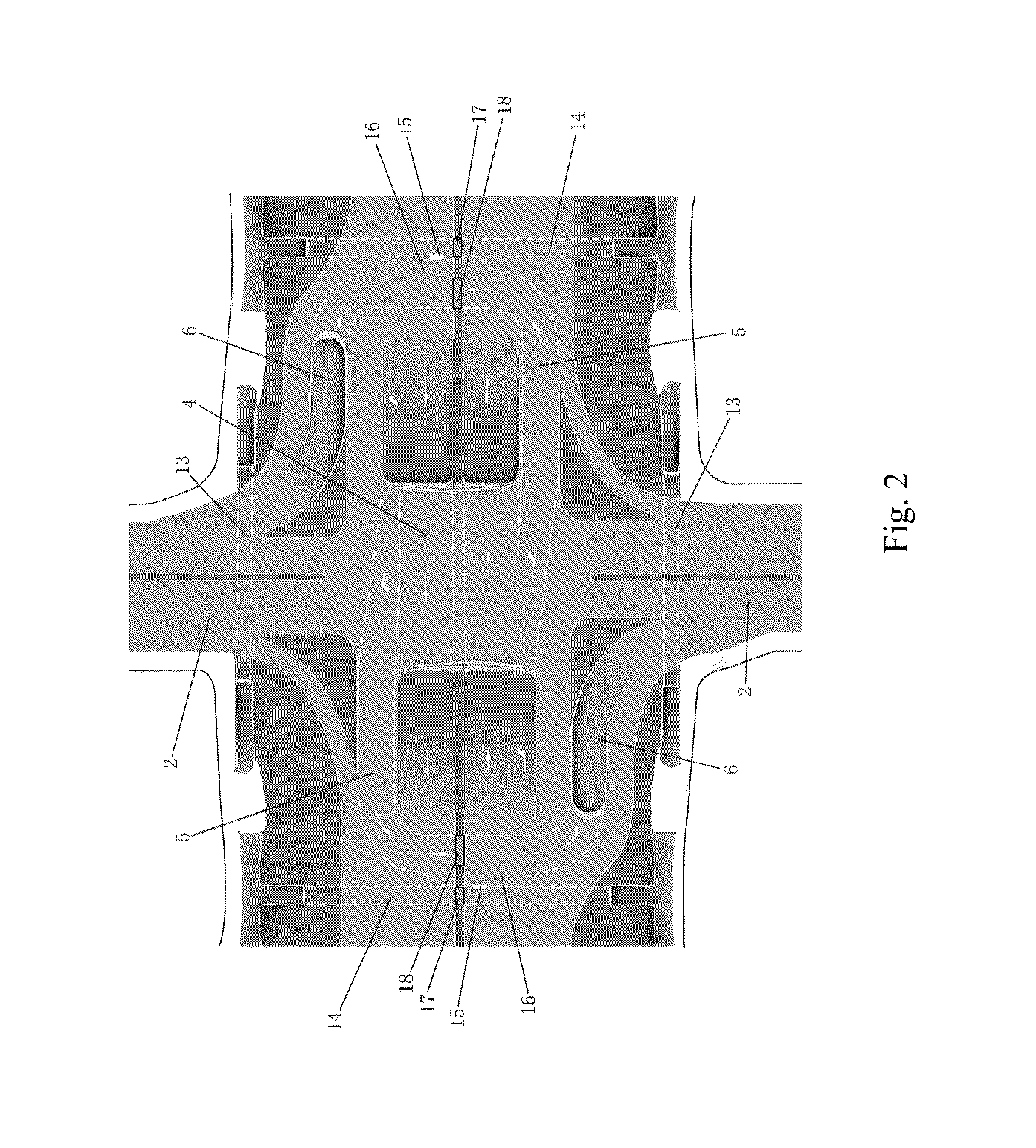 Municipal crossroads structure