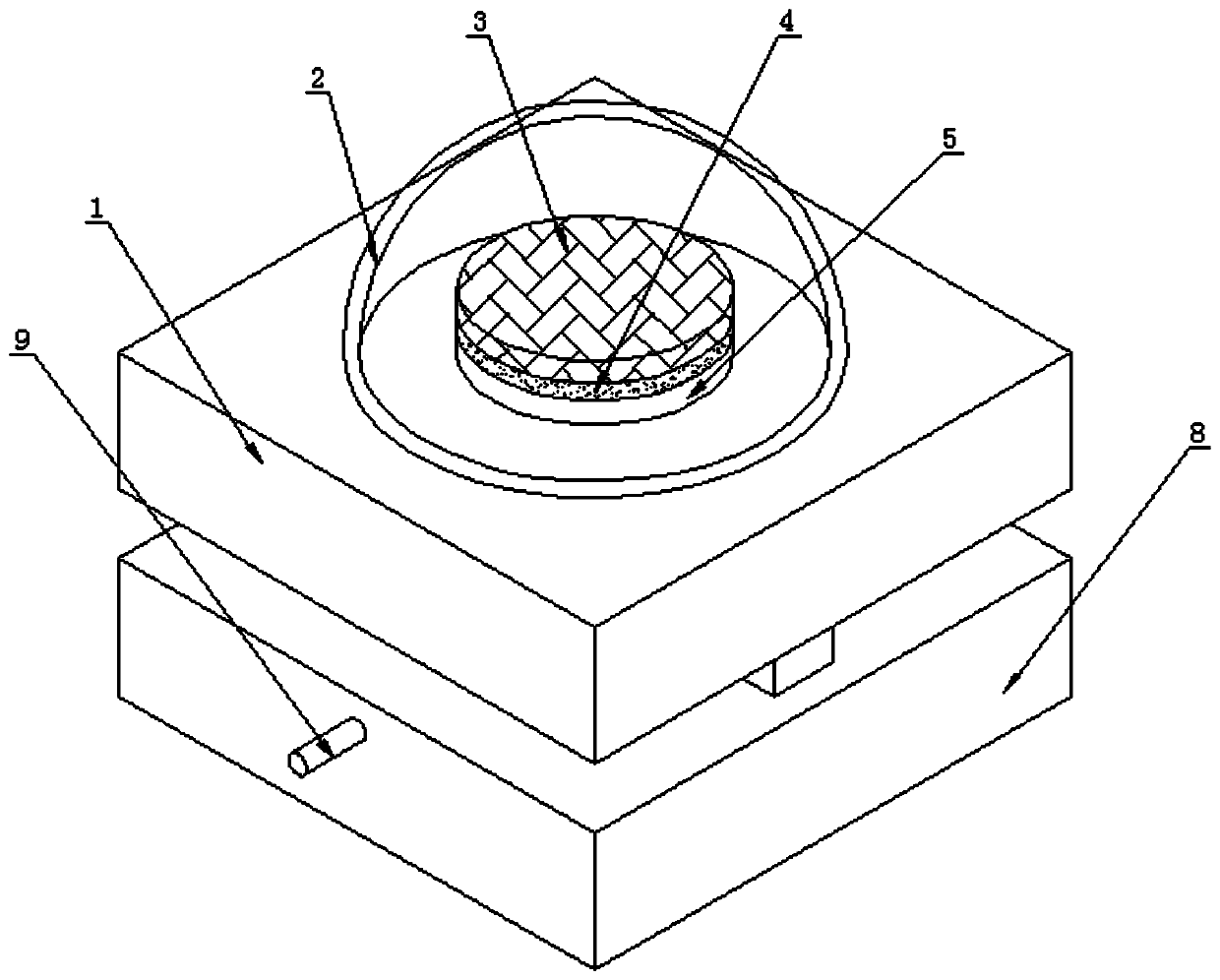 A kind of light-emitting diode and its preparation method