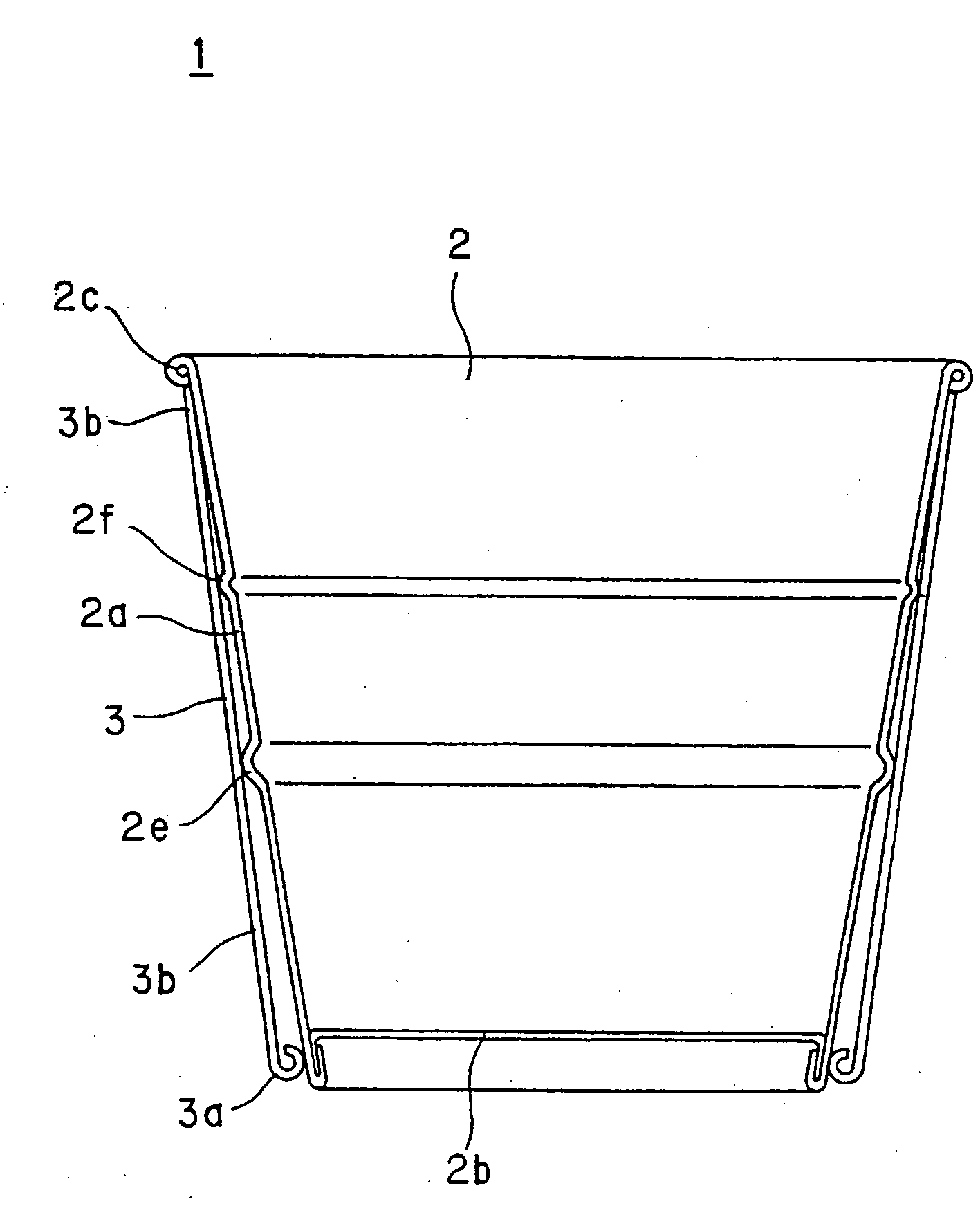 Heat-insulating container and apparatus for producing the same