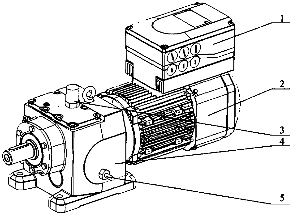 Measurement and control integrated motor, cluster measurement and control system and cluster control method