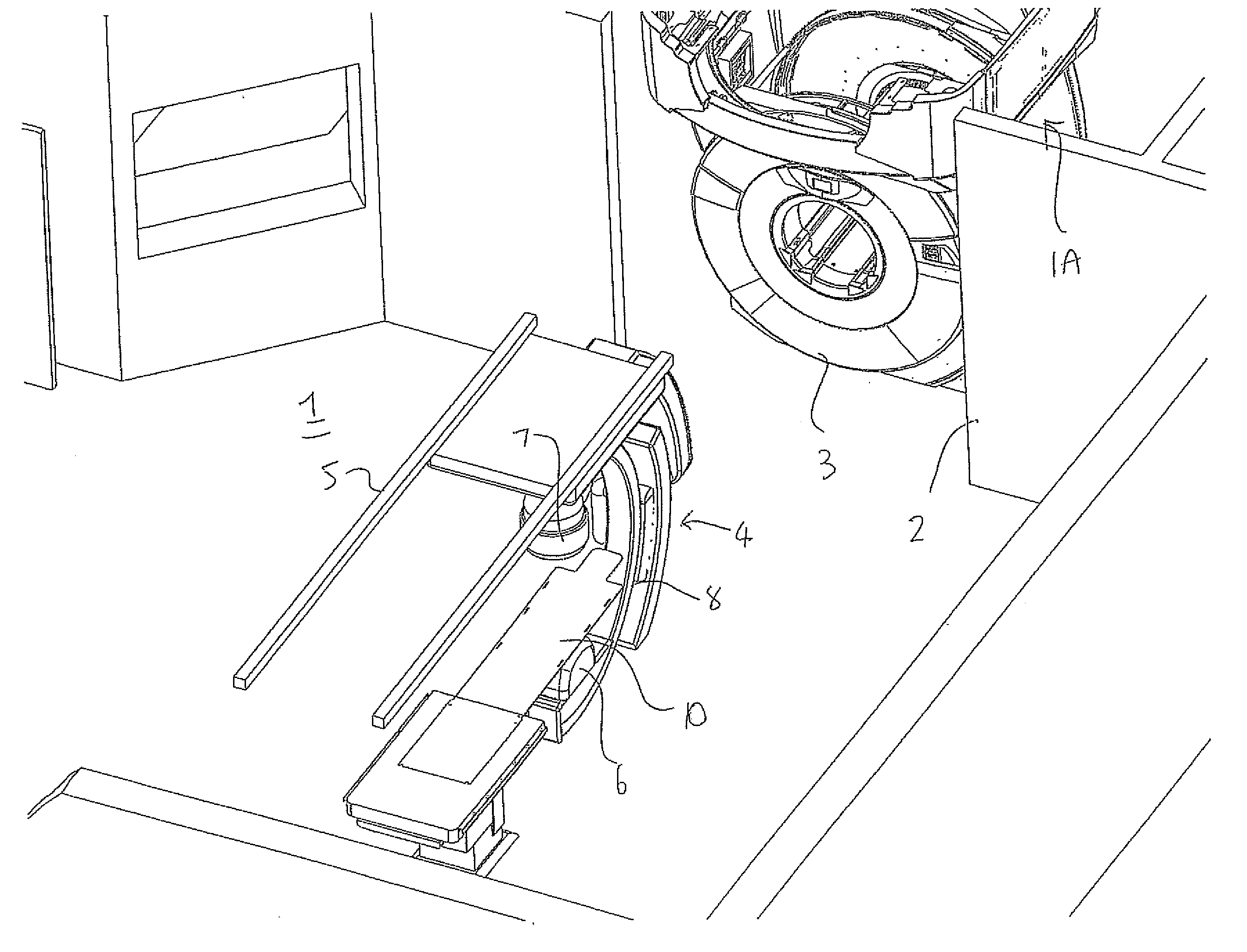 Patient support table for use in magnetic resonace imaging