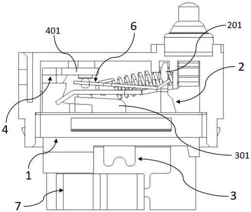 Microswitch and preparation method thereof